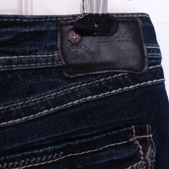 Women's Silver Aiko Jeans Mid Slim Boot Cut 29W by 31L NOWT - Picture 10 of 16